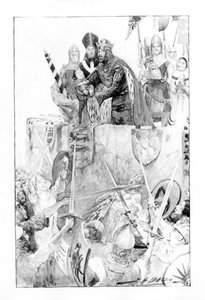 Edward I Declaring His Son Prince of Wales by English School